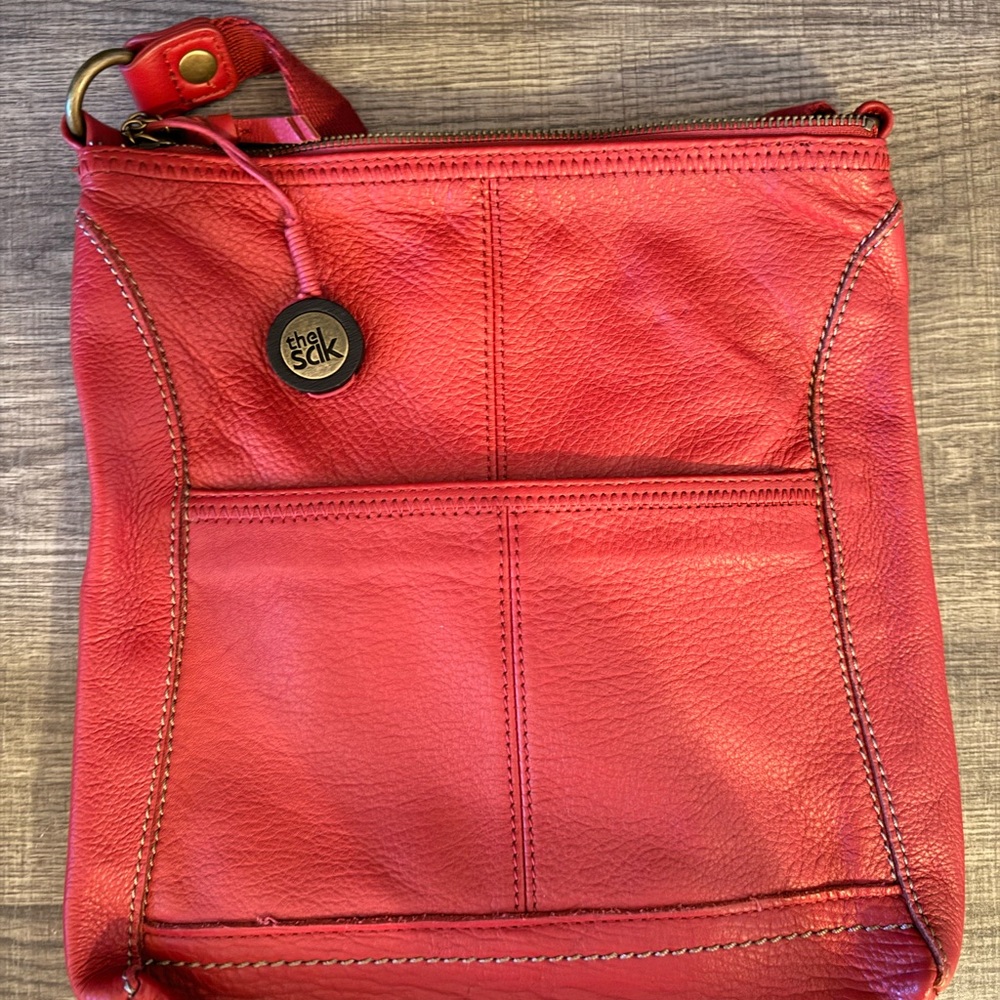 The Sak Cherry Red Crossbody Bag